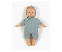 Gorro de Punto Plateado Élie para Minikane Babies