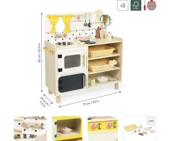 Gran Cocina de Madera Abuelita Alegre