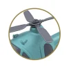 Helicóptero de Bioplástico Azul