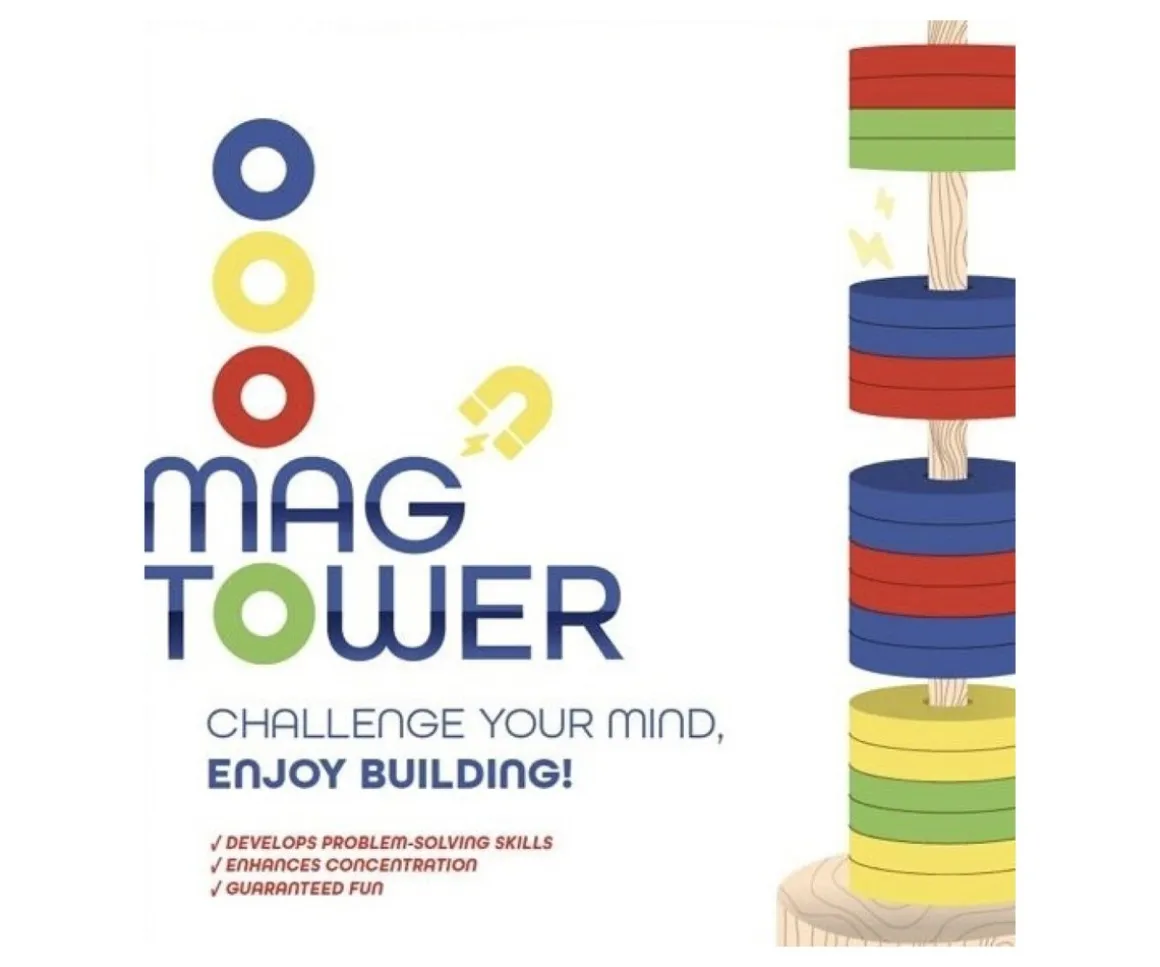 Juego Apilable Mag Tower