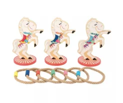 Juego de Lanzamiento de Anillas Caballos Applepop