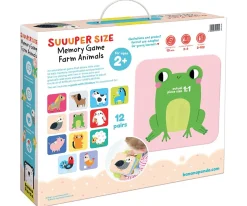 Juego de Memoria XXL Farm Animals