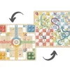 Juego de Mesa 2 en 1: Ludo y Juego de la Serpiente