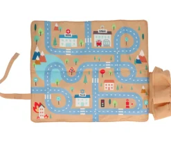 Juego Mantel con Circuito Mostaza + 3 Coches