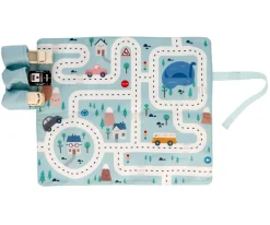 Juego Mantel con Circuito Azul + 3 Coches