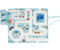 Juego Mantel con Circuito Azul + 3 Coches