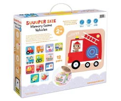Juego Memory Suuuper Grande Vehículos