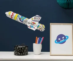 Juego Omy para Inflar y Colorear Cohetes