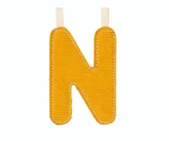 Letra Tela Fosforescente N Ocre