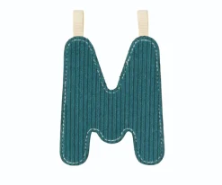 Letra Tela Reversible Fosforescente M