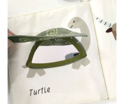 Libro de Tela y Texturas Animales Salvajes