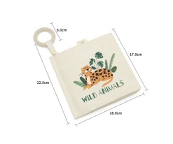 Libro de Tela y Texturas Animales Salvajes