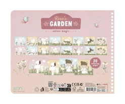 Libro Mágico para Colorear Jardín de Rosa y sus Amigos