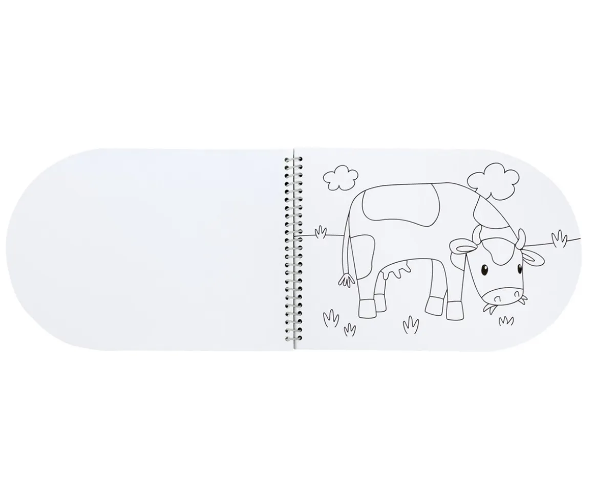 Libro para Colorear con Acuarelas Little Farm