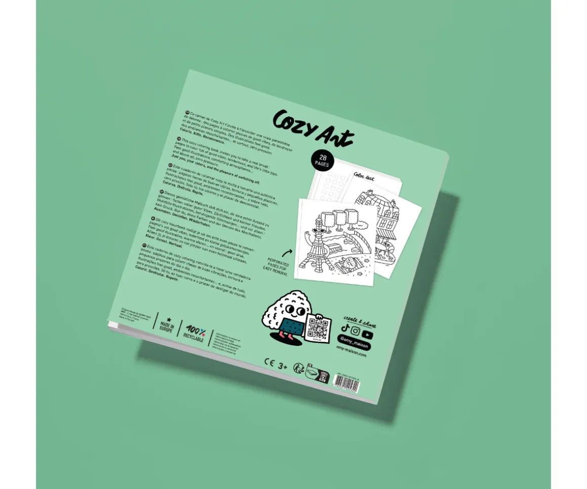 Libro para Colorear Cozy Art Paris