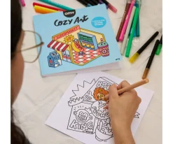 Libro para Colorear Cozy Art Supermarket