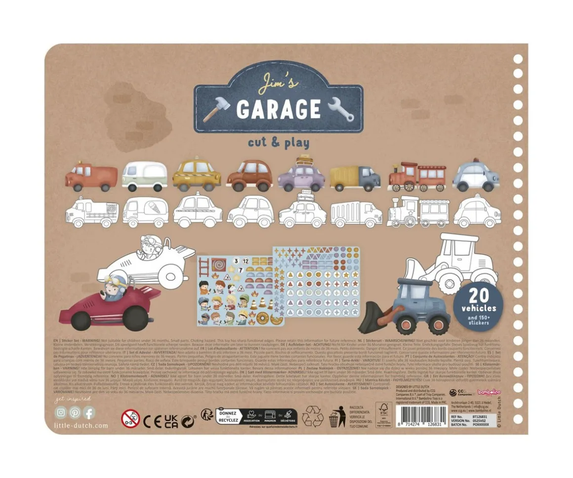 Libro Recorta y Pinta Vehículos