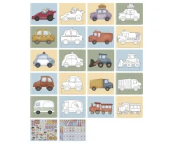 Libro Recorta y Pinta Vehículos