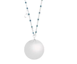 Llamador de Ángeles Fine Silver/Blue