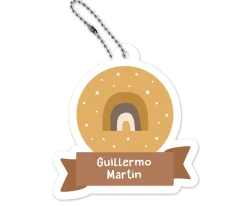 Llavero Mochila Arcoíris Mostaza