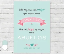 Lámina Personalizada Padres Abuelos