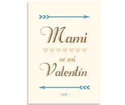 Lámina Personalizada San Valentín Mami