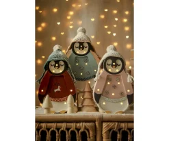 Lámpara Baby Penguin Mini Pink