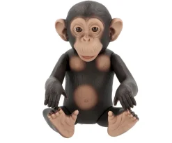 Lola La Chimpancé con Body Popelín Topos Royal y Gorro Pescador