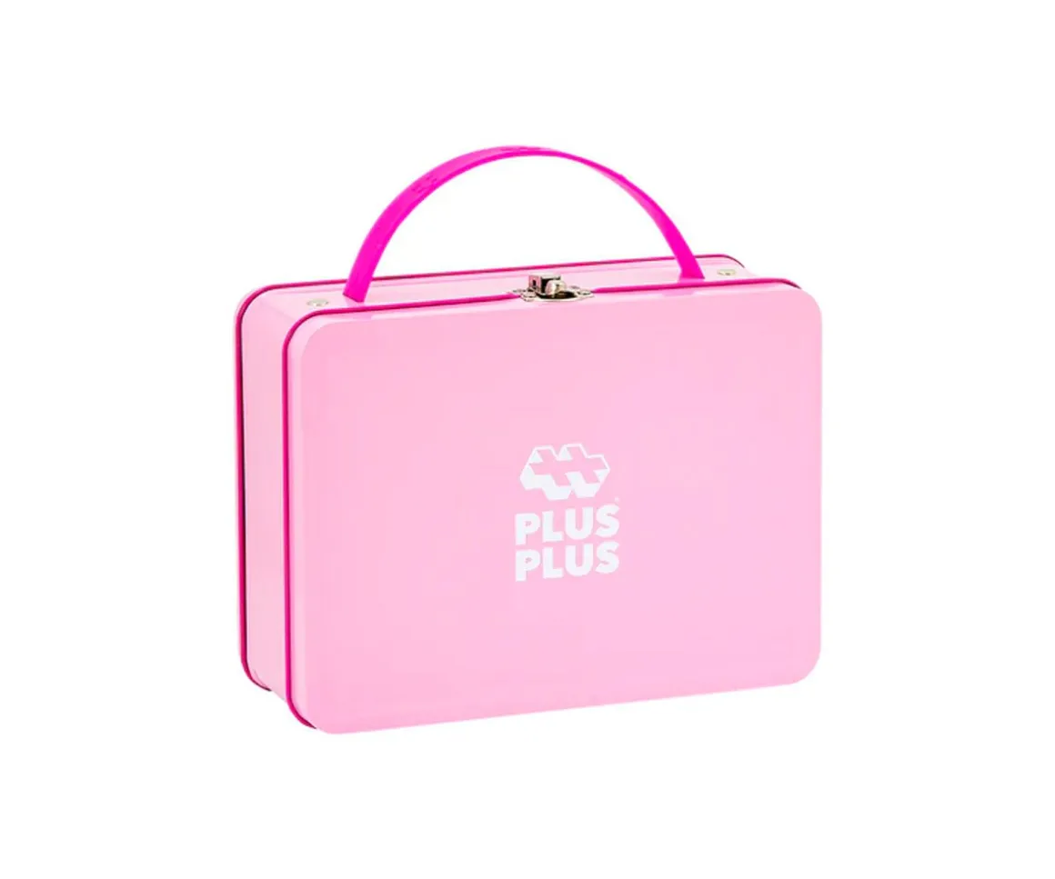 Maletín Metálico Rosa Pastel Big Basic 70 Piezas