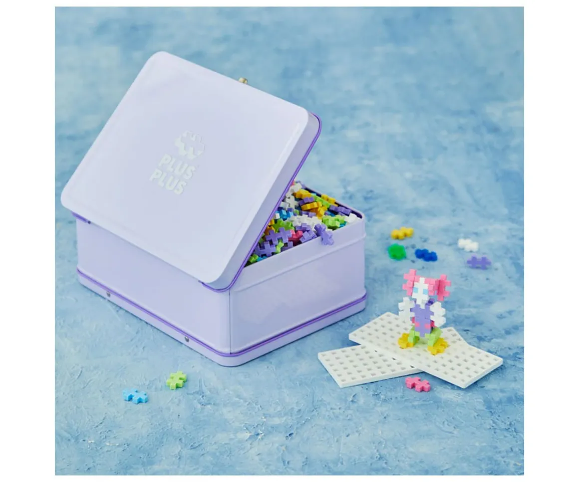 Maletín Metálico Violeta Pastel 600 Piezas