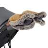 Manoplas Térmicas Impermeables para Carrito Furry Caramel