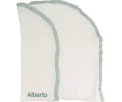 Manta Arrullo Rainbow Dots Verde Personalizable