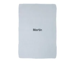 Manta Arrullo Tricot Blue Personalizable