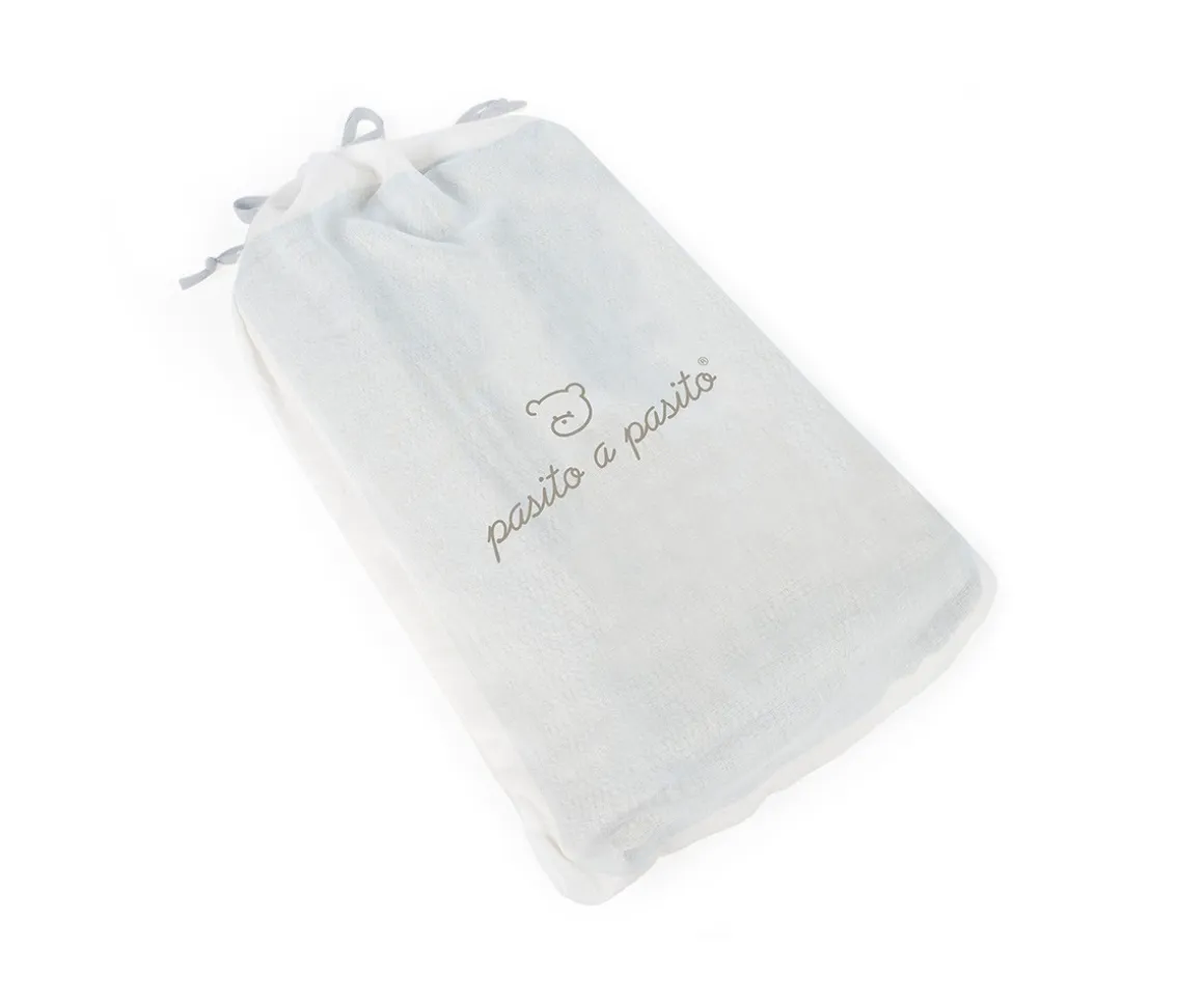 Manta Arrullo Tricot Blue Personalizable