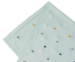Manta Bebé Lunares Menta