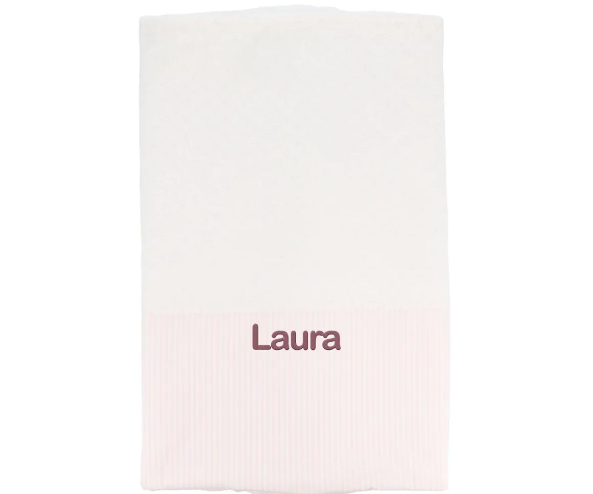 Manta Coralina Dorset Rosa Personalizable