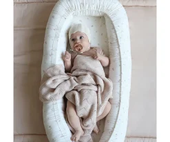 Manta de Punto Almond