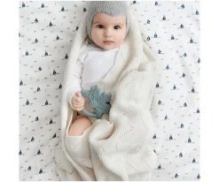 Manta de Punto Natural