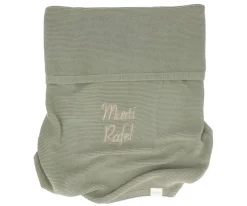 Manta de Punto Pure Olive Personalizable