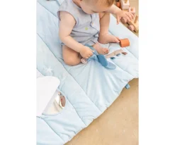 Manta Juegos Monnëka Blue Elephant