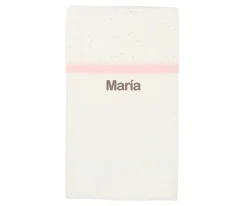 Manta Rainbow Dots Rosa Personalizable