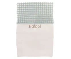 Manta Vichy Verde Personalizable