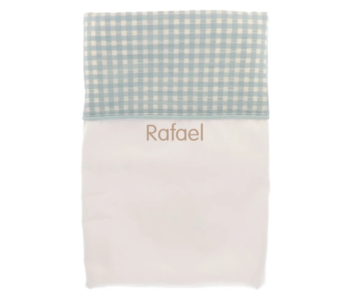 Manta Vichy Verde Personalizable