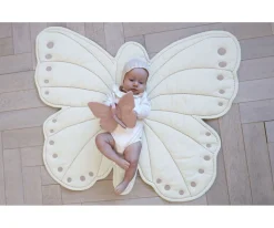 Manta-Colcha Mariposa White