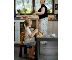 Mesa Multifunción Teggi Grafito/Mostaza