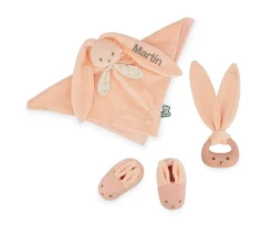 Mi Primera Caja de Regalo Nacimiento Personalizable Melocotón