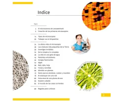 Microscopio Levenhuk LabZZ M101 Naranja + Libro Educativo