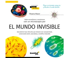 Microscopio Levenhuk LabZZ M101 Gris + Libro Educativo