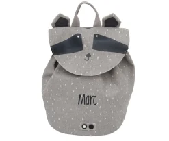 Mini Mochila Mr. Racoon con Llavero Personalizado