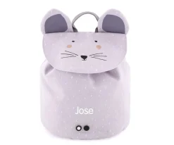 Mini Mochila Mrs. Mouse con Llavero Personalizado